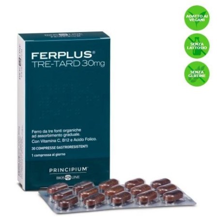 Biosline Integratore Principium FerPlus Alto Dosaggio di Ferro