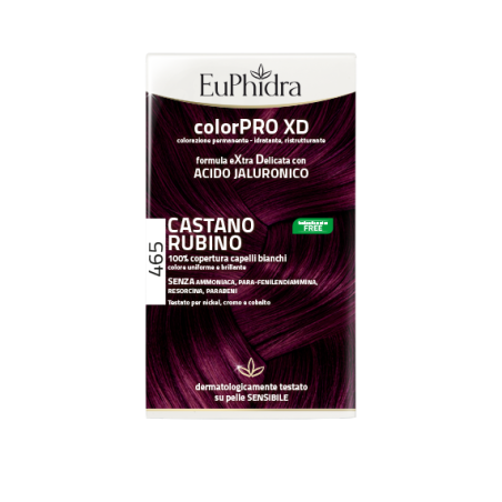 Euphidra ColorPro XD465 castano rubino tintura capelli extra delicata