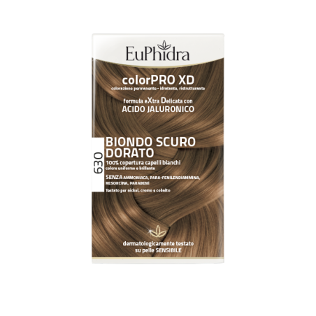 Euphidra ColorPro XD630 biondo scuro dorato tintura capelli extra delicata