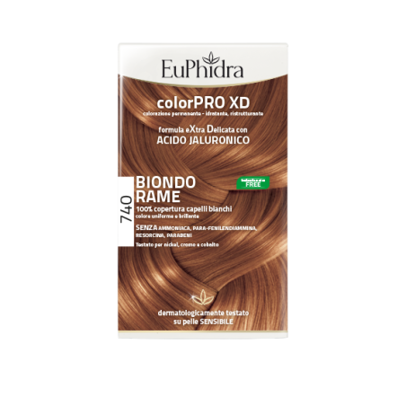 Euphidra ColorPro XD740 biondo rame tintura capelli extra delicata