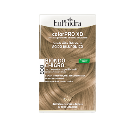 Euphidra ColorPro XD800 biondo chiaro tintura capelli extra delicata