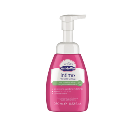 Euphidra AmidoMio Intimo Detergente Mousse Attiva pH 3 250 ml