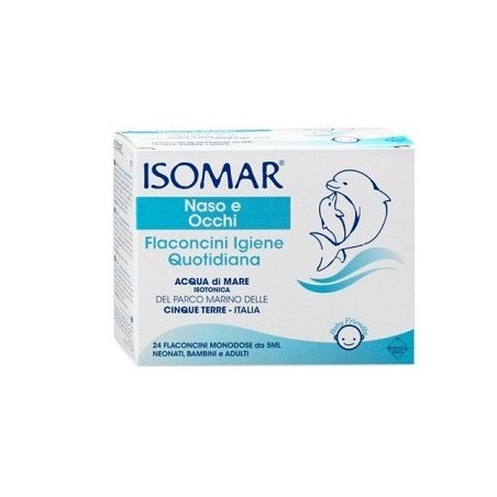 Isomar Soluzione Isotonica Acqua Mare Igiene Quotidiana flaconcini monodose
