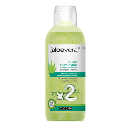 ZUCCARI Aloe Vera 2 Succo Concentrato di Aloe 1000 ml
