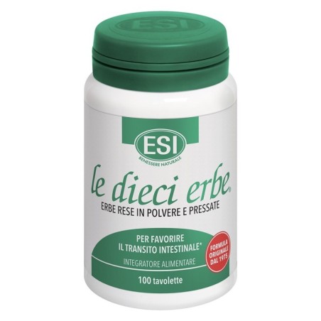 Le Dieci Erbe Esi: Integratore per la regolarità del transito intestinale