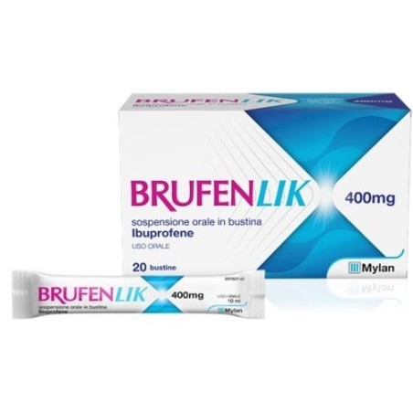 Brufenlik 400 mg Ibuprofene 20 Bustine da 10 ml