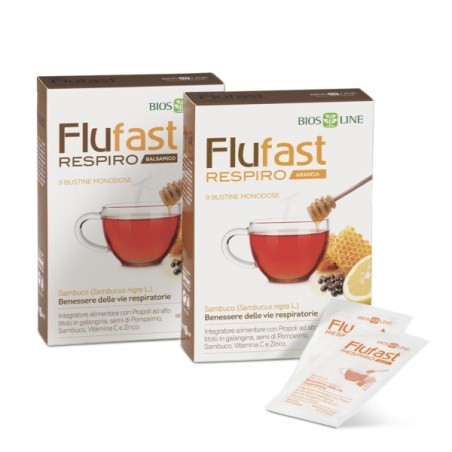 Biosline integratore Flufast Balsamico per sintomi influenzali