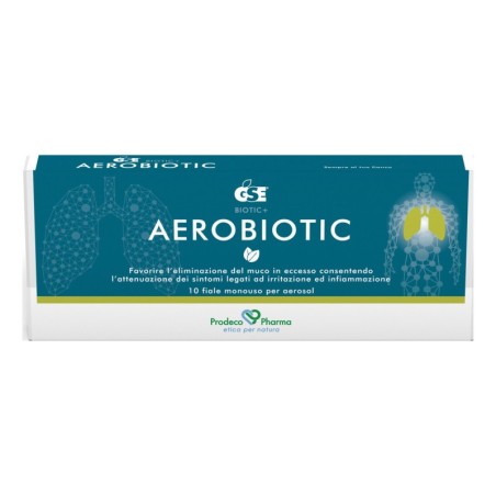 GSE AEROBIOTIC confezione da 10 fiale per aerosol