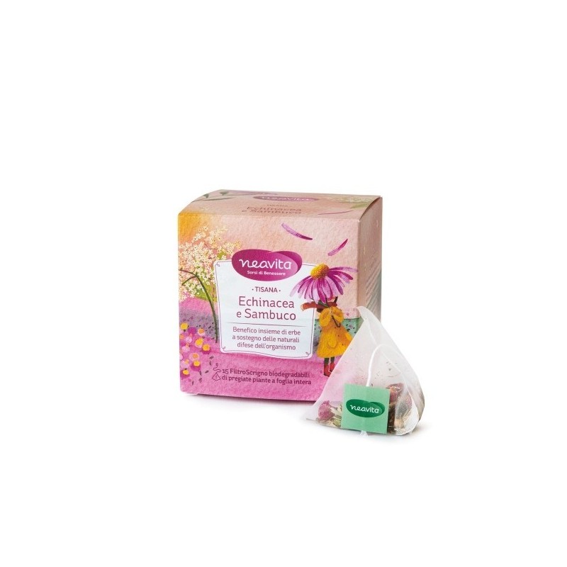 Neavita tisana filtroscrigno con echinacea e sambuco