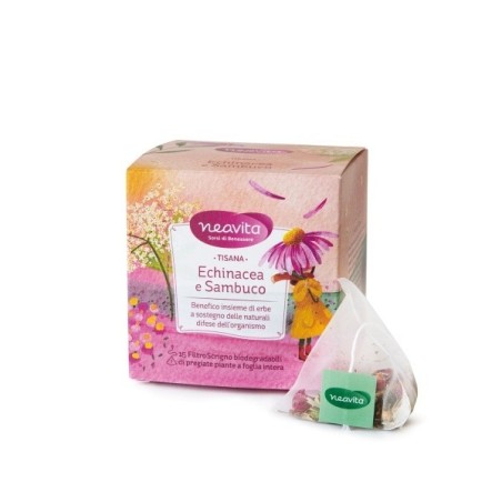Neavita tisana filtroscrigno con echinacea e sambuco