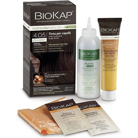 Biokap Nutricolor Tinta Delicato Rapida in soli 10 minuti 4.05  color Castano cioccolato