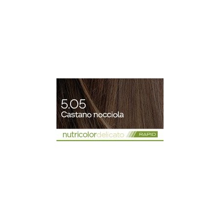 Biosline biokap nutricolor delicato rapid tinta 5.05 castano nocciola 135 ml
