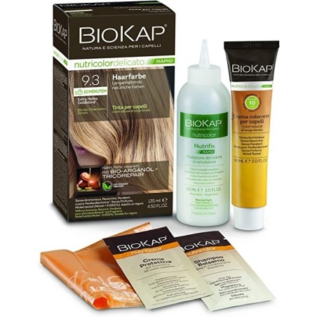 BioKap Nutricolor Delicato Rapid 9.30 Biondo Chiarissimo Dorato 10 minuti
