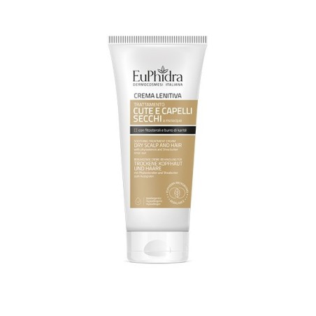 Crema Lenitiva a risciacquo Trattamento Cute e Capelli Secchi - Euphidra