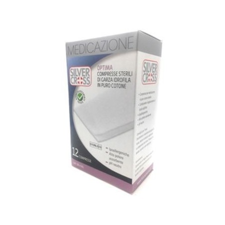 Compresse Sterili 12 compresse cm 18 x 40 cotone-SilverCross