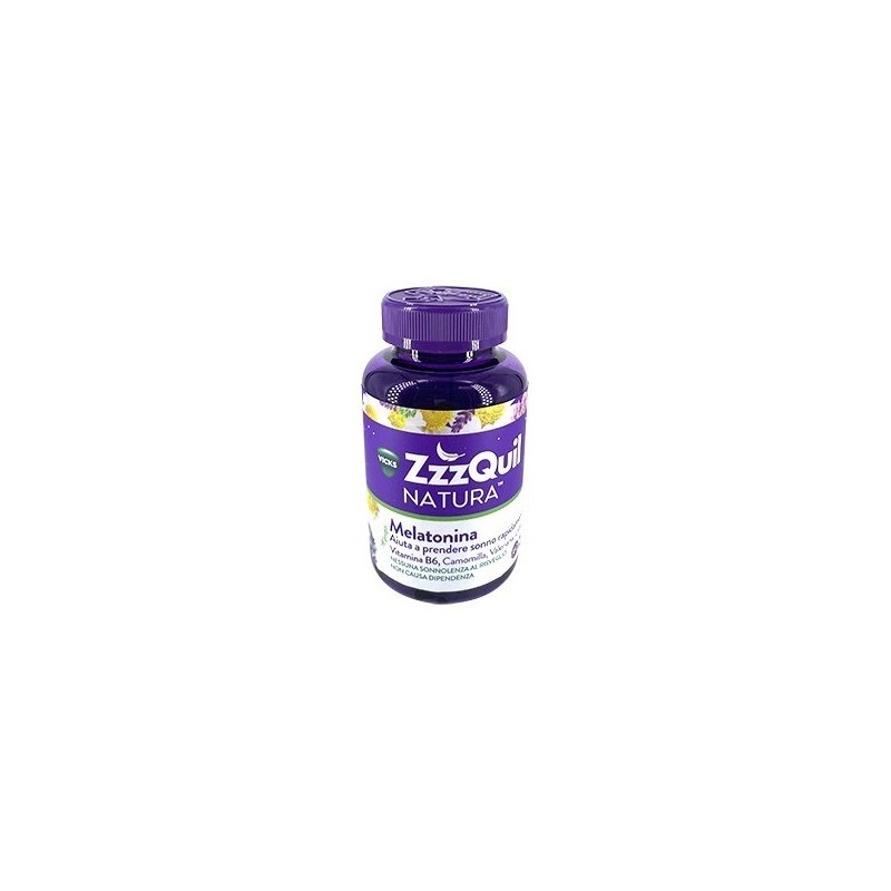 Vicks ZzzQuil Natura 60 Pastiglie Gommose-sonno