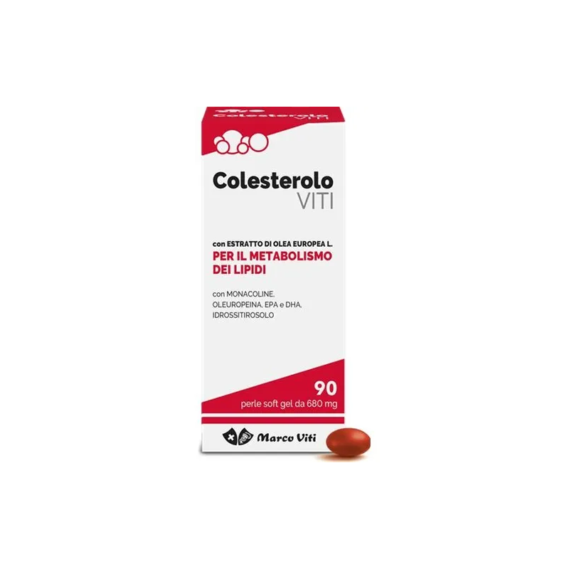 Colesterolo Viti 90 Perle Soft Gel da 680mg-Parafarmonline
