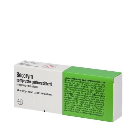Becozym 20 Compresse gastroresistenti- ParafarmOnline