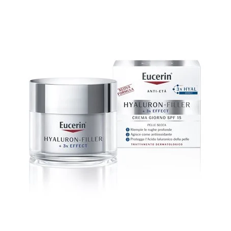 Eucerin Hyaluron-Filler Crema Giorno SPF 15 Pelli Secche-Parafarmonline