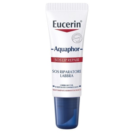 Eucerin Aquaphor, sos riparatore labbra per pelli secche e screpolate
