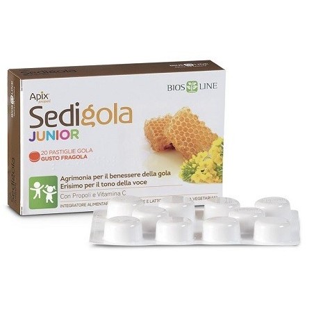 Sedigla Junior 20 Pastiglie Gusto Fragola