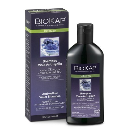 Shampoo delicato con argilla viola e fiordaliso bio