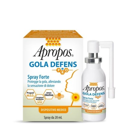 Apropos Gola Defens Spray Forte per il Mal di Gola 20 ml