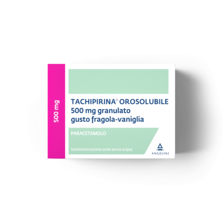 TACHIPIRINA OROSOLUBILE 500 MG GRANULATO GUSTO FRAGOLA-VANIGLIA