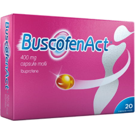 BuscofenAct in Capsule - Analgesico per Dolori da Ciclo