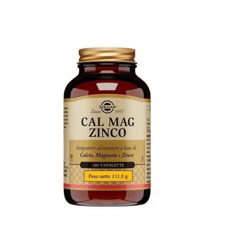 Solgar Cal Mag Zinco 100 tavolette