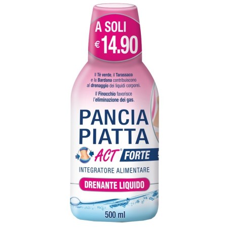 DRENANTE FORTE LIQUIDO PANCIA PIATTA ACT 500ml