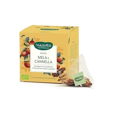NEAVITA Mela e Cannella Filtro Scrigno 15 filtri da 3,5 g
