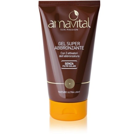 Amavital gel super abbronzante senza filtri solari