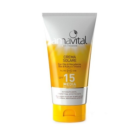 Amavital Crema Solare SPF 15 Protezione Media 150 ml