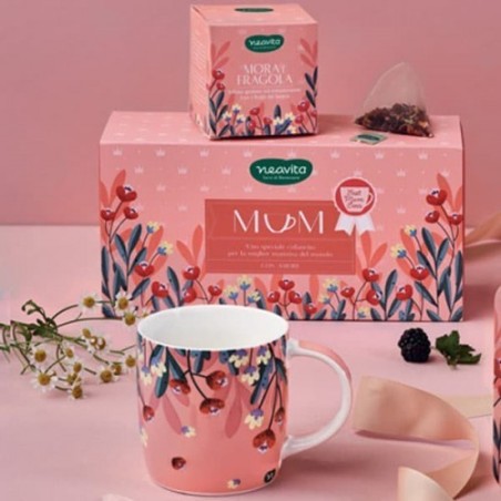 Neavita Kit Mamma - Infuso Mora e Fragola + Tazza