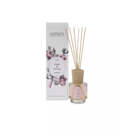 Diffusore a Bastoncini Fiori di cotone 100 ml Nasoterapia- Parafarmonline