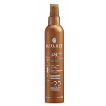 Nature's Spray Fluido Solare SPF 20 water resistant - no alcol