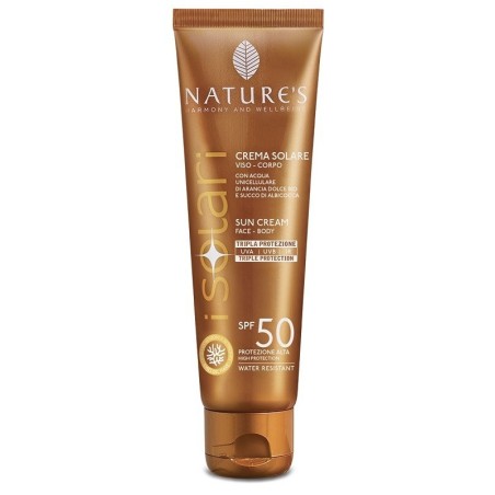 Nature's Solari- Crema Solare Viso e Corpo SPF50 Travel