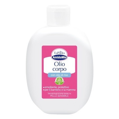 Euphidra AmidoMio Olio corpo neonati e adulti 200 ml