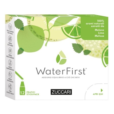 WaterFirst Bevanda Aromatizzata Melone, Lime, Melissa