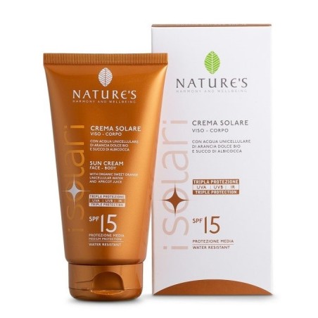 Nature's Crema solare Viso- Corpo SPF 15