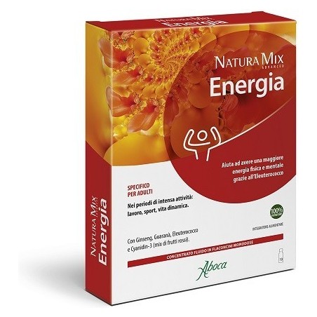 Natura Mix Advanced Energia 10 Flaconcini-Aboca