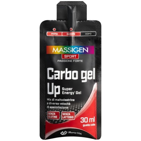 Carbo Gel Up Super Energy Gel 30 ml-Massigen Sport