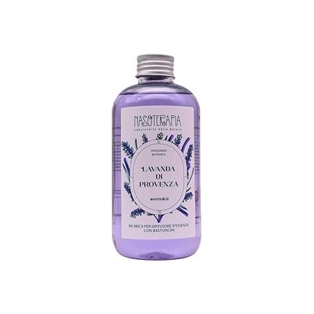 Diffusore a Bastoncini Lavanda di Provenza 250 ml-Nasoterapia Ricarica