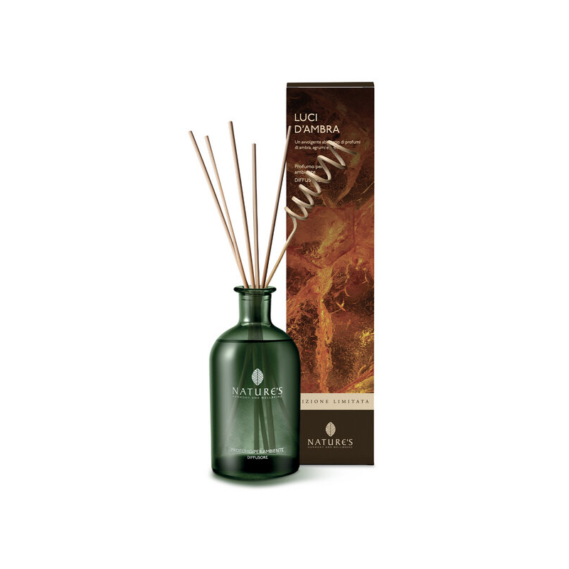 Luci d'Ambra Diffusore di Rrofumo per Ambienti 200 ml-Nature's