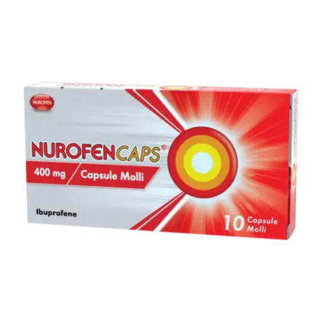 Nurofencaps 400 mg 10 Capsule Molli-Ibuprofene