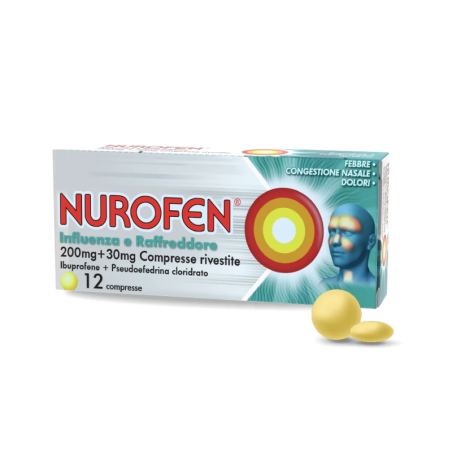 Nurofen Influenza e Raffreddore ibuprofene 200 mg + pseudoefedrina 30 mg