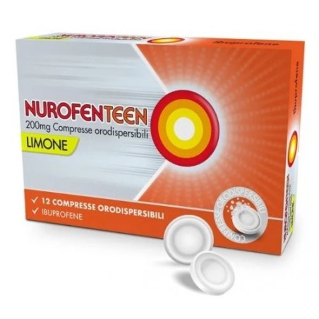 Nurofenteen 200 mg 12 Compresse Orodispersibili gusto Limone