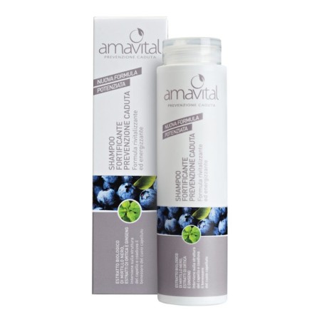 Oficine Cleman- Amavital Shampoo fortificante prevenzione caduta per Capelli Tendenti alla Caduta