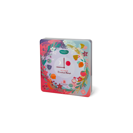 Cofanetto in latta 36 Tisane bio Assortite-Neavita